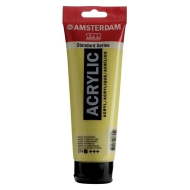 AMSTERDAM Peinture acrylique 250ml 17122740 nickeltit.jaune 274
