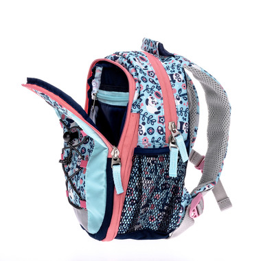 FUNKI Zaino per bambini turchese 6022.02 Happy Panda 28x25x11cm