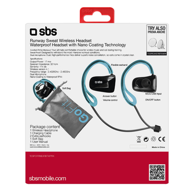 Stereo Wireless Runway Swim In-ear Headsets | SBS