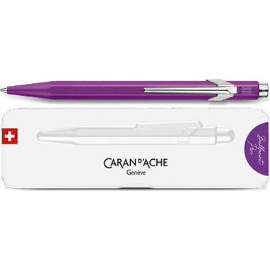 CARAN D'ACHE Kugelschreiber 849 Colormat-X 849.605 violet, Slimpack