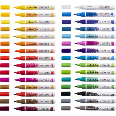 TALENS Ecoline Brush Pen Set 11509005 ass. 30 Stück