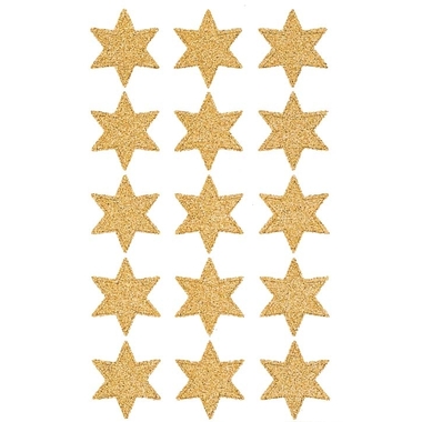 Z-DESIGN Sticker étoiles Noël 4112 or 2 pcs.