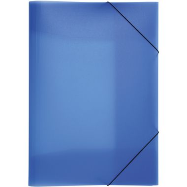 PAGNA Gummibandmappe Trend A3 21638-07 blau 3 Klappen
