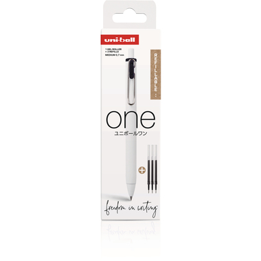 UNI-BALL Gel-Roller ONE 0.7mm UMNS/07/1+3R noir