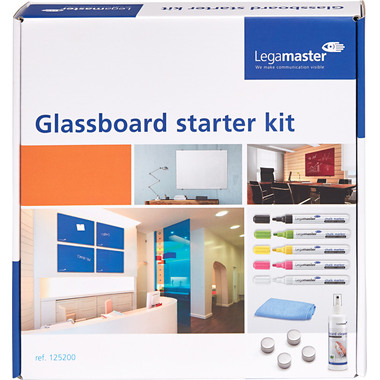 LEGAMASTER Kit de base 7-125200 pour tableau en verre 11p