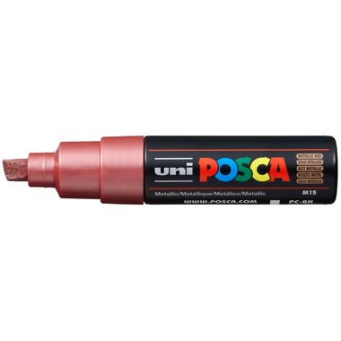 POSCA Marker 8mm PC8K MET. RE MET rot, Keilspitze