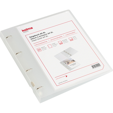 KOLMA Zeigebuch Vario XL KF A4 02.018.00 weiss, 4-Ring 20mm
