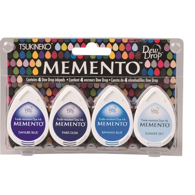 KNORR PRANDELL Cuscin.timbri Memento 3.5x5cm 211511942 multicolor 4 colori