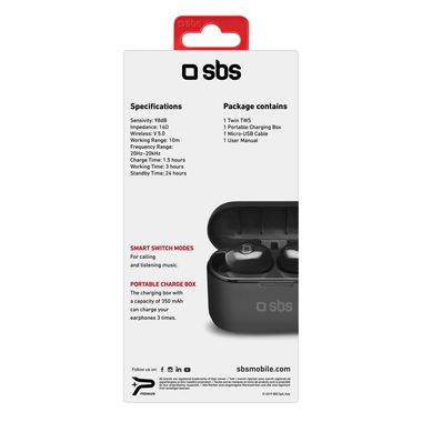 Wireless earphones with a charging case