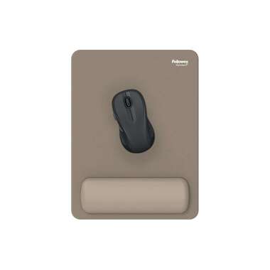 Fellowes Ergonomic Mouse Pad Breyta with Wrist Rest Sand