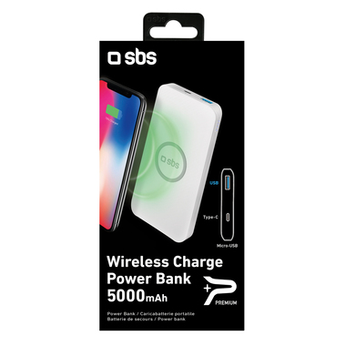 Powerbank wireless con ricarica rapida