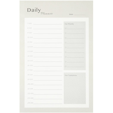 I AM CREATIVE Tagesplaner 14x21cm 4005.39 grün 80 Blatt