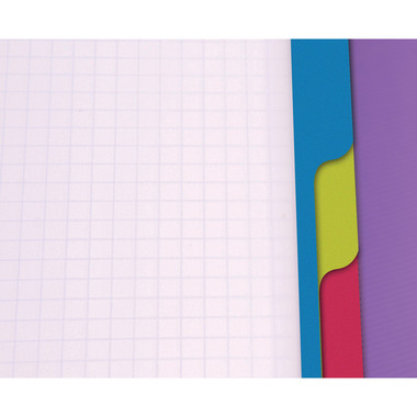 CLAIREFONTAINE LINICOLOR Quaderno A5+ 329755 5mm 90 fogli