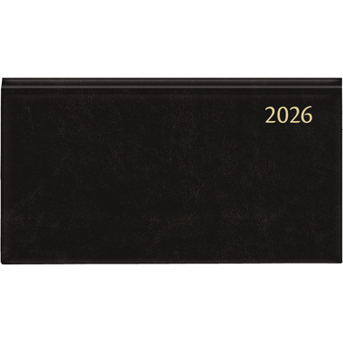 AURORA Agenda Florence Novoplan 2026 1715Z 1S/2P noir ML 9x16.5cm