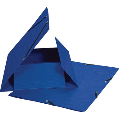 BIELLA Gummibandmappe A4 17840105U blau, 355gm2 200 Bl.