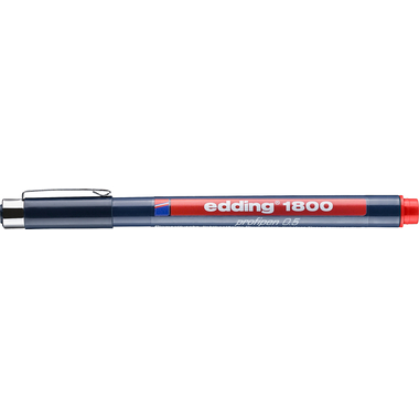 EDDING Profipen 1800 0.50mm 1800-2-05 rosso