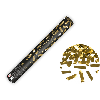 PARTYDECO Konfettikanone 40cm TUKM40-019 gold