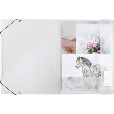 KOLMA Dossier compart.Penda Easy A3 11.072.00 transparent