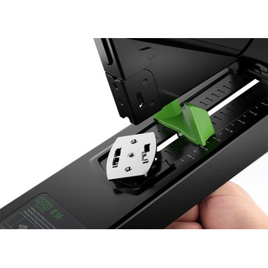 NOVUS Graffatrice B56 re+new B56 023-0066 nero/verde, 200 fogli