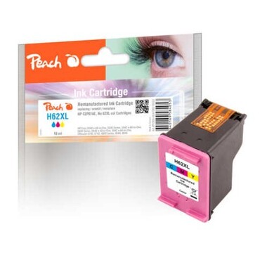 Tête d'impression Peach couleur, compatible avec HP No. 62XL c, C2P07AE