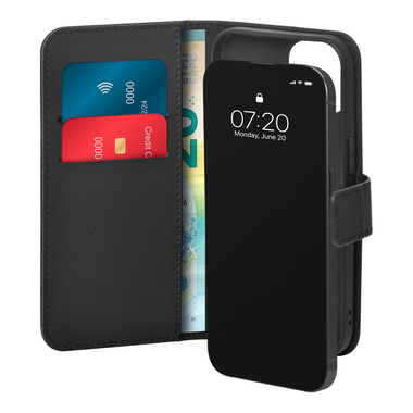 Étui portefeuille avec support pour iPhone 15 | Pur