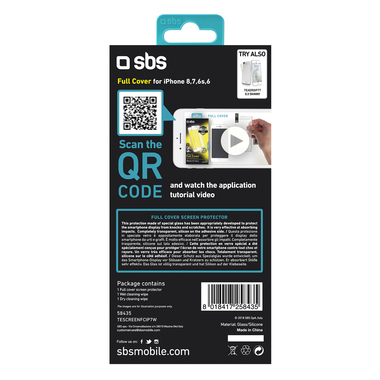 Glas Displayschutz für iPhone 8 und iPhone 7