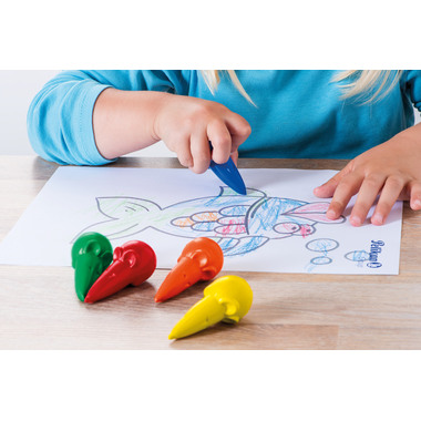 PELIKAN Wachsmalmäuse Blister 803328 6 Stück ass.