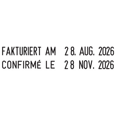 TRODAT Stempel Printy Wortband D 4817D-EK-SC 12 Texte 4x46mm