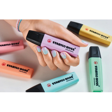 STABILO Textmarker BOSS Pastell 70/4-2 4er Etui