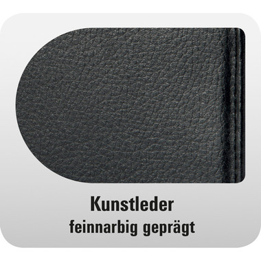 CHRONOPLAN Ringbuch Einsteiger Mobil 50163Z.26 Kunstleder schwarz A5