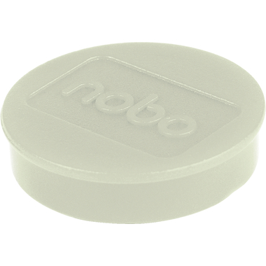 NOBO Aimant ronde 38mm 1915308 blanc 10 pcs.