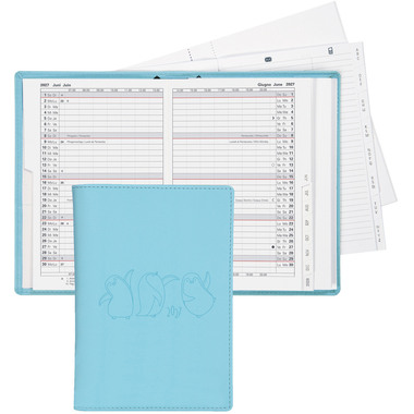 BIELLA Planer Istanbul 2027 855715060027U 1M/2S hellblau ML 10.6x15.3cm