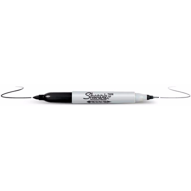 SHARPIE Fineliner Twin Tip 0,3/1mm S0811100 schwarz