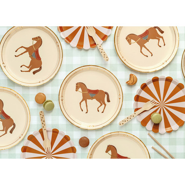 PARTYDECO Piatti 23cm TPP98 Cavallo 6 pezzi