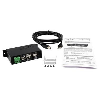 Exsys USB-Hub EX-1163HMS 4-Port USB 2.0