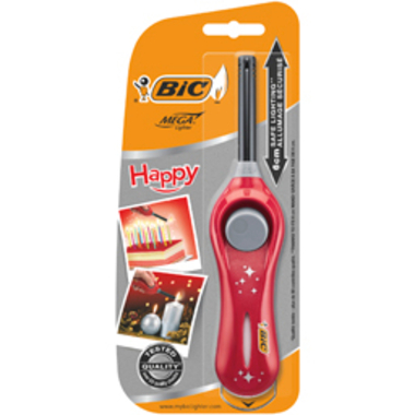 BIC Briquet HAPPY U140 6cm 935474 rouge
