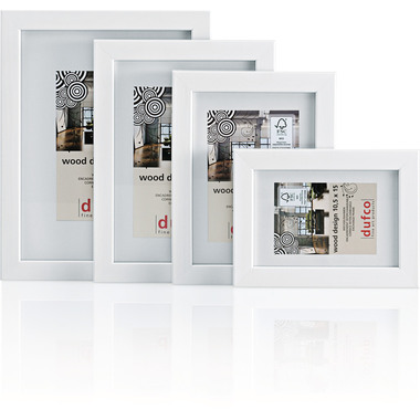 DUFCO Cadre bois 30x45cm 1610.80593 Toronto blanc