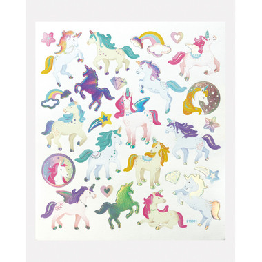 FOLIA Charming-Sticker 18205 Fairytale 2 Blatt/56Stück