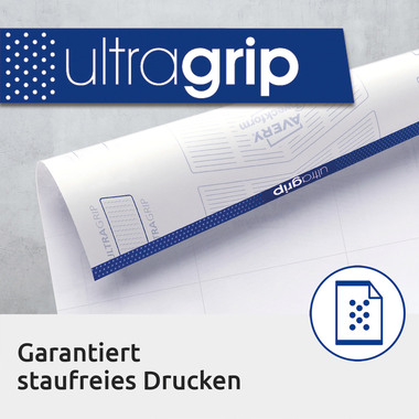 AVERY ZWECKFORM Ordner-Etiketten 38x192mm L4760-25 weiss 210 Stück/25 + 5 Blatt