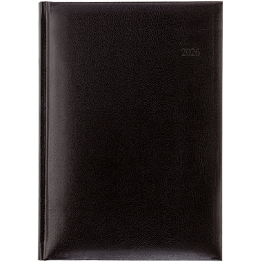 BIELLA Geschäftsagenda Budget 2026 809801020026U 1T/1S schwarz ML 14.5x20.5cm