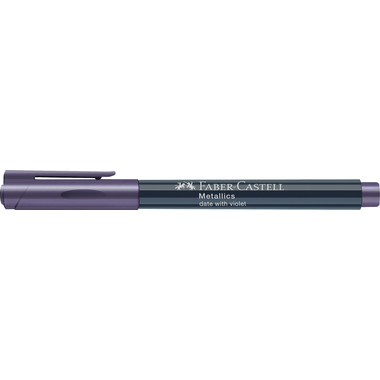 FABER-CASTELL Metallics Marker 1.5 mm 160736 Date with violet