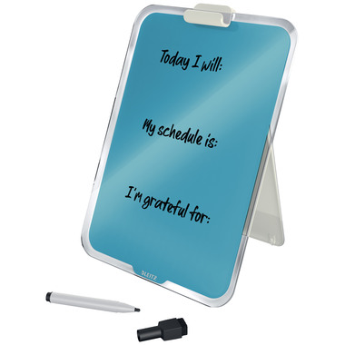 LEITZ Glass Noteboard Cosy 3947-00-61 blau 33x25x7.5cm