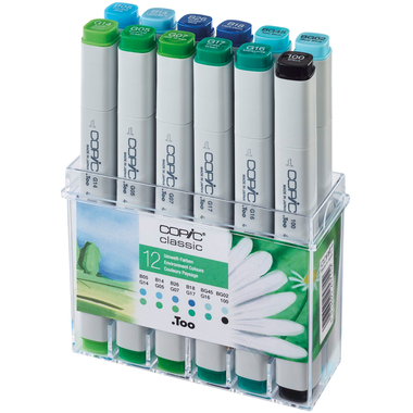 COPIC Marker Classic 20075703 Environment, 12 pcs.