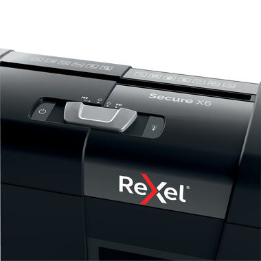REXEL Aktenvernichter Secure 2020122EU X6, P-4, 10lt