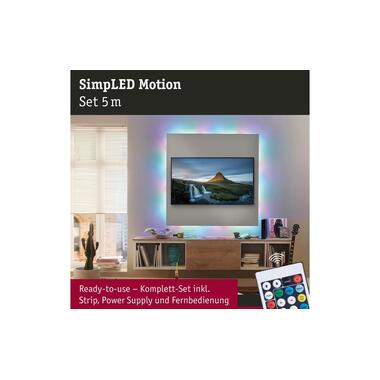 Paulmann LED-Stripe SimpLED Motion RGB, 5 m Set