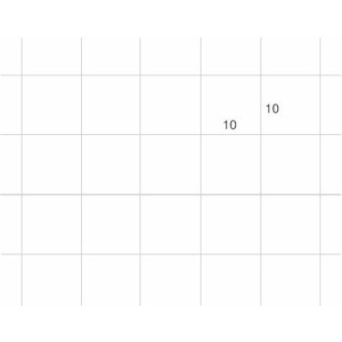 INGOLD-BIWA Carnet A4 02.0420.1000 blanc, 90g 10x10mm 25 flls.