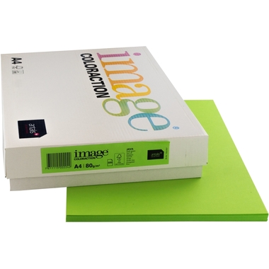 IMAGE COLORACTION Kopierpapier Java A4 274583 80g, maigrün 500 Blatt