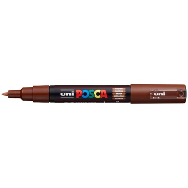 POSCA Marker 7mm PC-1M BROWN brun