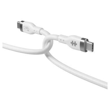 HYPER USB 2.0-Kabel Silikonkabel 240W USB-C - USB-C 1 m