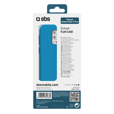 Light, soft fluorescent cover for Xiaomi Redmi Note 9 Pro/Note 9S